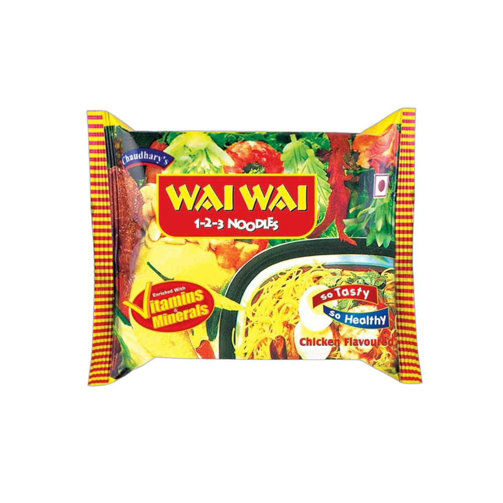 Wai Wai Chicken Instant Noodles – Authentic Nepalese Snack 75g