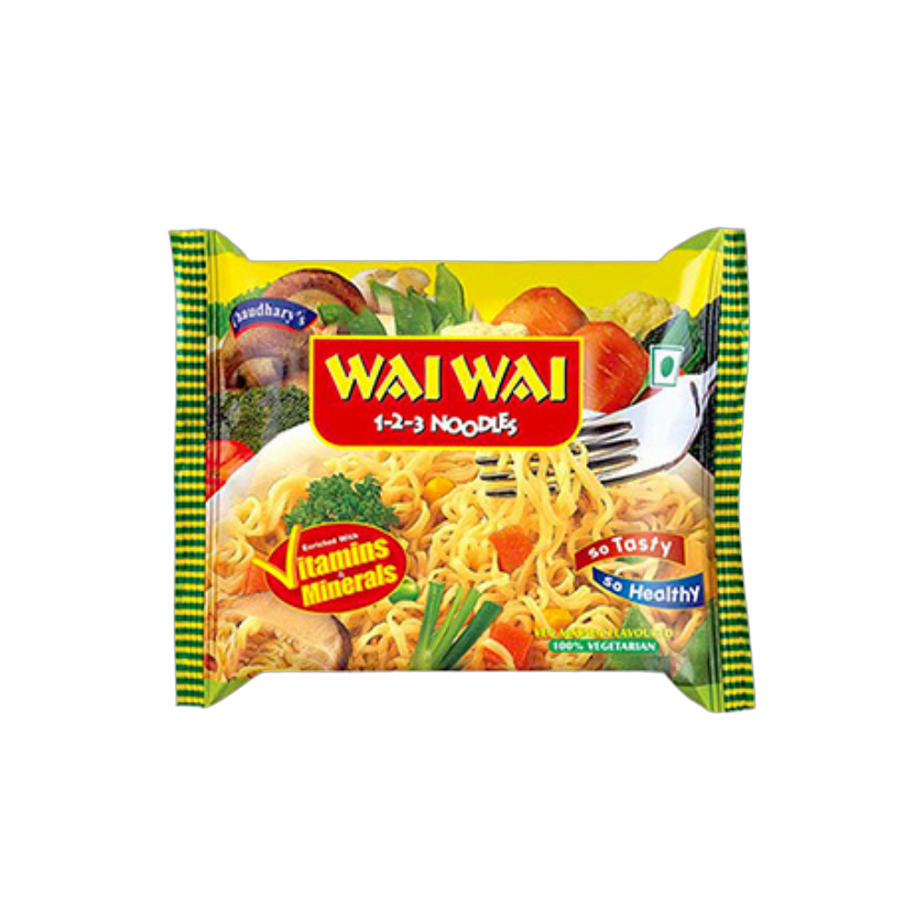 Wai Wai Veg Instant Noodles – Authentic Nepalese Snack 75g