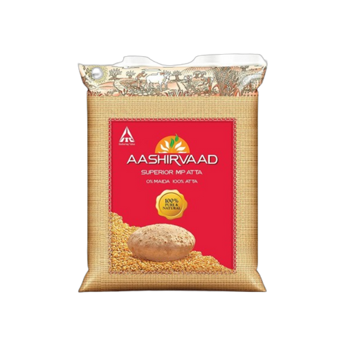 Aashirvaad Whole Wheat Atta – 100% Pure Indian Roti Flour